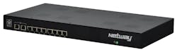 The NetWay8E Endspan features an integral PoE switch with two 1Gb uplinks and eight 10/100/1000 Ethernet ports.
