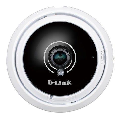 Designed for monitoring large areas from a single camera, D-Link&apos;s Vigilance 360 Degree Full HD PoE Network Camera (DCS-4622) is the smallest camera in its class.