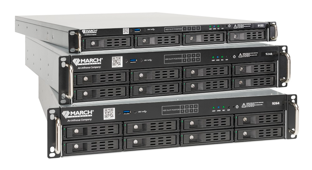 March Networks' new 9000 Series IP Recorders.