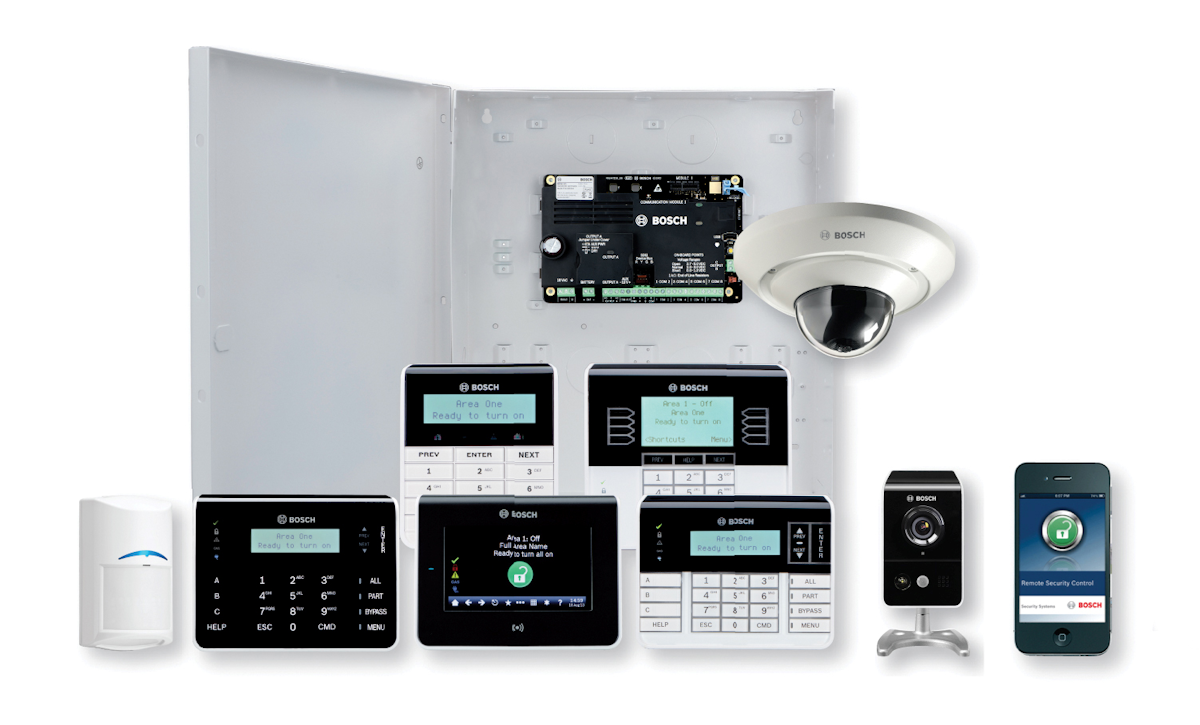 B6512 Intrusion Control Panel From Bosch From Bosch Security And