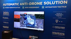 A look inside the Dedrone booth at ISC West 2017.