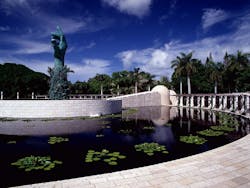 : A Hikvision security system will help secure the iconic Holocaust Memorial Miami Beach. This sculpture, by Kenneth Treister, is located in the Garden of Meditation at the Memorial. : A Hikvision security system will help secure the iconic Holocaust Memorial Miami Beach. This sculpture, by Kenneth Treister, is located in the Garden of Meditation at the Memorial.