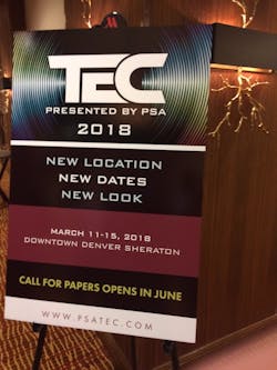 PSA has announced that TEC will be changing its long-used venue in Westminster, Col., to downtown Denver in 2018.