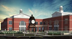 The 80,000+ square foot O'Fallon Justice Center will include a new police station and municipal court. The 80,000+ square foot O'Fallon Justice Center will include a new police station and municipal court.