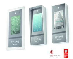 The new panel comes with a host of premium features, including a quality 7-inch color touch screen and personalization options, making it suitable for more sites than ever before. Ideal for a range of applications, including commercial buildings, leisure facilities and hotels, the advanced functionality and intuitive operation of Net2 Entry Touch means installers can now offer their customers a premium security option as part of the Net2 Entry range. The new panel comes with a host of premium features, including a quality 7-inch color touch screen and personalization options, making it suitable for more sites than ever before. Ideal for a range of applications, including commercial buildings, leisure facilities and hotels, the advanced functionality and intuitive operation of Net2 Entry Touch means installers can now offer their customers a premium security option as part of the Net2 Entry range.