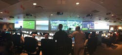 A busy Security Operations Center in Houston earlier this year as the NFL's Super Bowl came to town with security being handled by the City's operations center. A busy Security Operations Center in Houston earlier this year as the NFL's Super Bowl came to town with security being handled by the City's operations center.