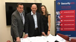 The owners of the new Security 101 &mdash; Los Angeles franchise are (from left) Jason Beardsley, Kevin Schaefer and Erin Schaefer.
