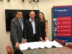 The owners of the new Security 101 &mdash; Los Angeles franchise are (from left) Jason Beardsley, Kevin Schaefer and Erin Schaefer.
