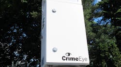 The CrimeEye-RD-2 now features an optional Axis Q3708-PVE fixed-dome camera with multiple sensors, resulting in a 180-degree panoramic view.