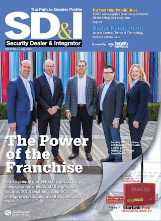 SD&amp;I July 2017 Cover Story: With a unique model to help get security integration businesses off the ground, Security 101 is enabling all kinds of entrepreneurs to become their own boss.