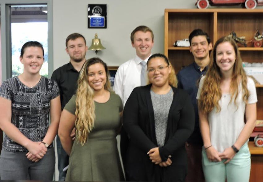 This year&apos;s recipients of The Protection Bureau&apos;s education scholarships were: Tara Gassenmeyer, Adam Snyder, Rebecca Dwyer, Samantha Dwyer, Jonathan Trout, Alexander Trout, Sabrina Areizaga, Jeremy Appert, Alexis Carrington and Shauna Foley.