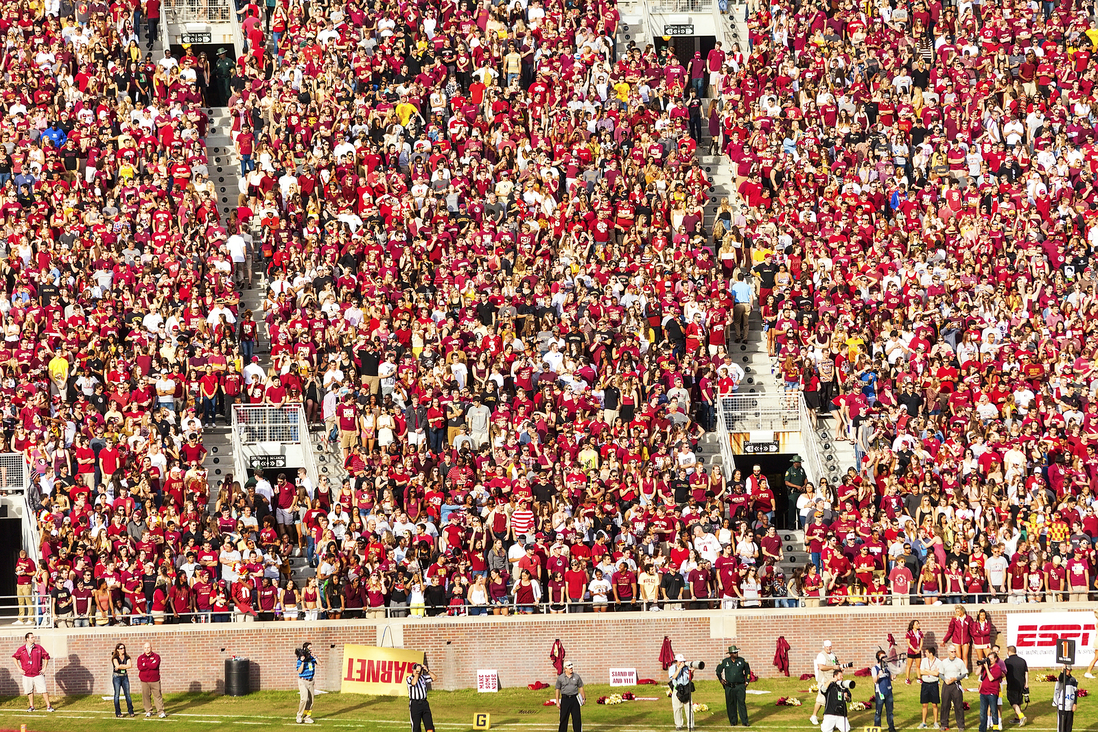 High-profile events, like this BCS College Football title game at Florida State, have always been viewed as high-value targets for potentially malicious acts, making heightened security measures standard operating procedure at large venues around the world.