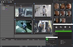 This screenshot shows the BrainChip Studio facial detection software in action. This screenshot shows the BrainChip Studio facial detection software in action.