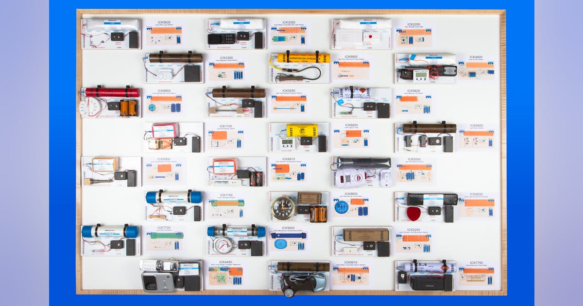 Inert IED Training Display Board (TSK1062) from DSA Detection ...