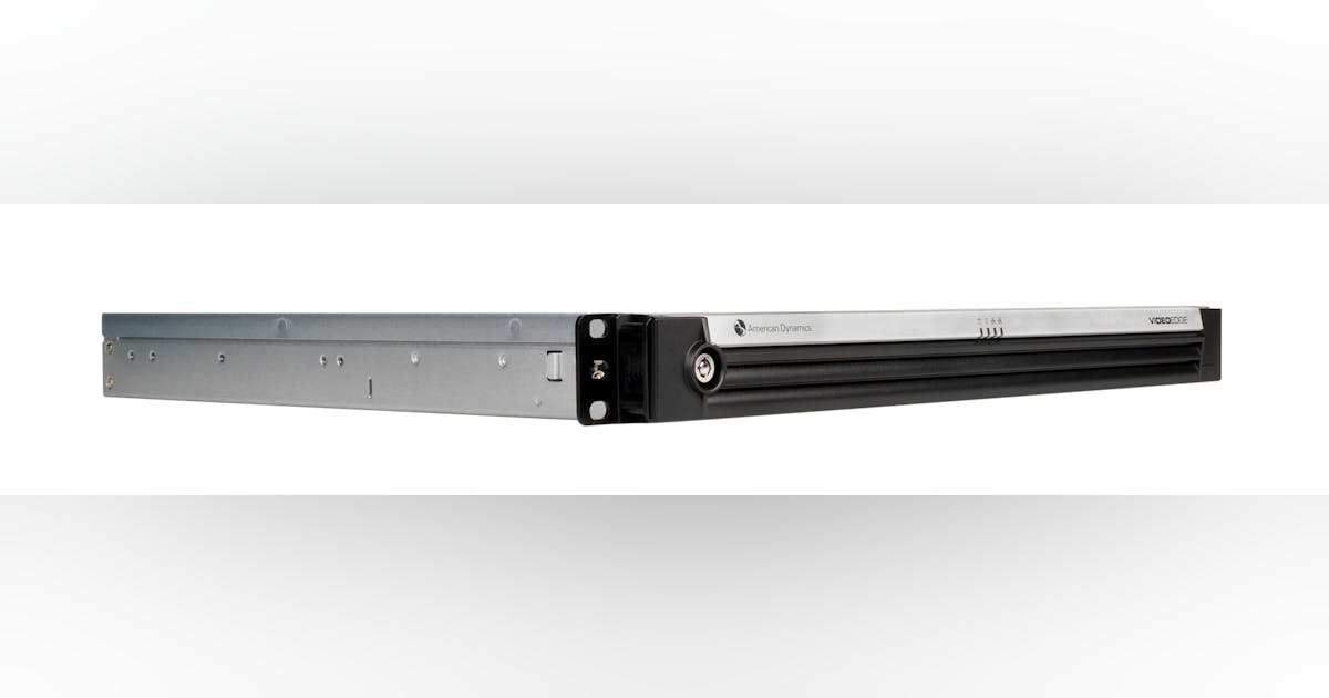 VideoEdge 1U Network Video Recorder from American Dynamics ...
