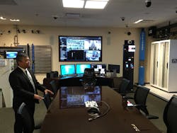 Andrew Jimenez, vice president of technology , enterprise cabling and security solutions, Anixter, discusses the various product demonstrations the company can provide to integrators inside the Infrastructure Solutions Lab. Andrew Jimenez, vice president of technology , enterprise cabling and security solutions, Anixter, discusses the various product demonstrations the company can provide to integrators inside the Infrastructure Solutions Lab.