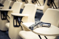 There are now 11 states that permit concealed carry of guns on college and university campuses, with Georgia being the latest to ratify its version, and now there are at least 16 more states that have pending bills on the books. There are now 11 states that permit concealed carry of guns on college and university campuses, with Georgia being the latest to ratify its version, and now there are at least 16 more states that have pending bills on the books.