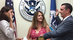 David Pekoske is ceremonially sworn in as Administrator of the Transportation Security Administration.