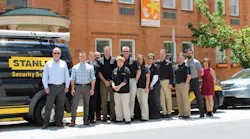 (Pictured L-R): Brian Morrison, CEO, Believe In Tomorrow Children’s Foundation; Joe Ruggiero, National Account Manager, Axis Communications; Chris McBrien, Sales Manager, STANLEY Security; Chris Villarreal, ASSA ABLOY; Rich Greensfelder, Senior Sales Consultant, STANLEY Security; Marsha Wilder, Sales Consultant,STANLEY Security; Kevin Wood, Service & Install Manager, STANLEY Security; Jody Conway, Project Manager, STANLEY Security; Cheryl Moore, Fire Alarm Inspector, STANLEY Security; Dave Pruitt, VP Sales National Accounts, STANLEY Security; Mike Isch, VP Sales National Accounts, STANLEY Security; Chris Yuknis, Axis Communications; Maryanne Davis,VP & COO, Believe In Tomorrow Children’s Foundation.