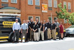 (Pictured L-R): Brian Morrison, CEO, Believe In Tomorrow Children’s Foundation; Joe Ruggiero, National Account Manager, Axis Communications; Chris McBrien, Sales Manager, STANLEY Security; Chris Villarreal, ASSA ABLOY; Rich Greensfelder, Senior Sales Consultant, STANLEY Security; Marsha Wilder, Sales Consultant,STANLEY Security; Kevin Wood, Service & Install Manager, STANLEY Security; Jody Conway, Project Manager, STANLEY Security; Cheryl Moore, Fire Alarm Inspector, STANLEY Security; Dave Pruitt, VP Sales National Accounts, STANLEY Security; Mike Isch, VP Sales National Accounts, STANLEY Security; Chris Yuknis, Axis Communications; Maryanne Davis,VP & COO, Believe In Tomorrow Children’s Foundation. (Pictured L-R): Brian Morrison, CEO, Believe In Tomorrow Children’s Foundation; Joe Ruggiero, National Account Manager, Axis Communications; Chris McBrien, Sales Manager, STANLEY Security; Chris Villarreal, ASSA ABLOY; Rich Greensfelder, Senior Sales Consultant, STANLEY Security; Marsha Wilder, Sales Consultant,STANLEY Security; Kevin Wood, Service & Install Manager, STANLEY Security; Jody Conway, Project Manager, STANLEY Security; Cheryl Moore, Fire Alarm Inspector, STANLEY Security; Dave Pruitt, VP Sales National Accounts, STANLEY Security; Mike Isch, VP Sales National Accounts, STANLEY Security; Chris Yuknis, Axis Communications; Maryanne Davis,VP & COO, Believe In Tomorrow Children’s Foundation.