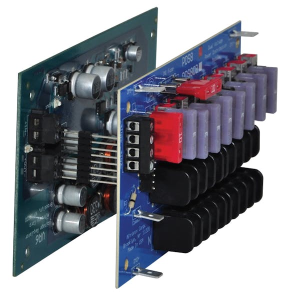Altronix VR6 voltage regulator and PDS8 dual input power distribution