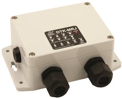 DITEK's DTK-MRJPOEX surge protector for Ethernet cabling. DITEK's DTK-MRJPOEX surge protector for Ethernet cabling.