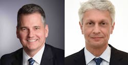 Rich Lattanzi (left), has been named president of Honeywell’s global security business; and Dino Koutrouki (right) has been named president of Honeywell’s global fire business. Rich Lattanzi (left), has been named president of Honeywell’s global security business; and Dino Koutrouki (right) has been named president of Honeywell’s global fire business.