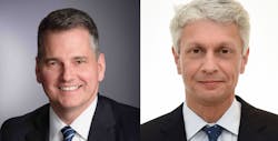 Rich Lattanzi (left), has been named president of Honeywell&rsquo;s global security business; and Dino Koutrouki (right) has been named president of Honeywell&rsquo;s global fire business.