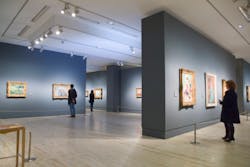 Bosch IP panoramic cameras were chosen by the Thyssen-Bornemisza Museum for its Temporary Exhibitions Room to maintain a watchful eye on each art installation and to eliminate blind spots. Bosch IP panoramic cameras were chosen by the Thyssen-Bornemisza Museum for its Temporary Exhibitions Room to maintain a watchful eye on each art installation and to eliminate blind spots.