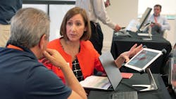 Alarm.com dealers receive hands-on training at one of the company's training events. Alarm.com dealers receive hands-on training at one of the company's training events.