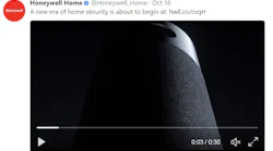 Honeywell teased consumers with its new DIY home security system on Twitter.