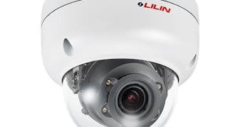 LILIN&apos;s new MR6442AX IP 4MP dome camera.