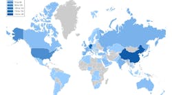 This interactive map on the website of the Fiber Optic Sensing Association (FOSA) provides a geographic breakdown of global DFOS installations in more than 75 countries. This interactive map on the website of the Fiber Optic Sensing Association (FOSA) provides a geographic breakdown of global DFOS installations in more than 75 countries.
