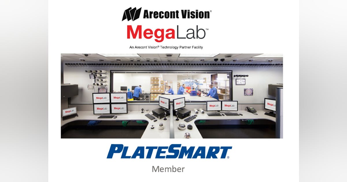 Arecont Vision expands Technology Partner Program with PlateSmart for Automatic License Plate