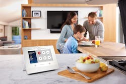 The Honeywell Lyric Controller, with its 7-inch touchscreen and built-in camera, serves as the central hub for arming and disarming the system. The Honeywell Lyric Controller, with its 7-inch touchscreen and built-in camera, serves as the central hub for arming and disarming the system.