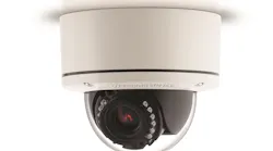 The true day/night indoor/outdoor MegaDome UltraHD dome camera is loaded with features, including a motorized remote focus/zoom P-Iris lens mounted in a 3-axis gimbal.