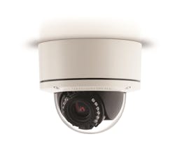 The true day/night indoor/outdoor MegaDome UltraHD dome camera is loaded with features, including a motorized remote focus/zoom P-Iris lens mounted in a 3-axis gimbal. The true day/night indoor/outdoor MegaDome UltraHD dome camera is loaded with features, including a motorized remote focus/zoom P-Iris lens mounted in a 3-axis gimbal.