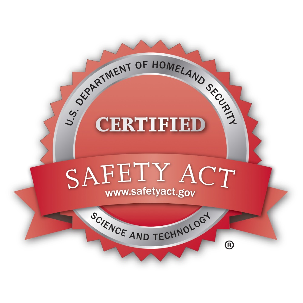 receives SAFETY Act certification from DHS for antiterrorism