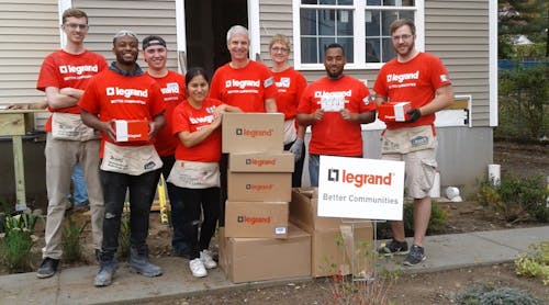In 2017, Legrand employees volunteered more than 2,000 hours of their time, planned 78 events across the country, and contributed more than $550K in product and financial donations to a variety of worthy organizations as part of the company&rsquo;s Better Communities program.