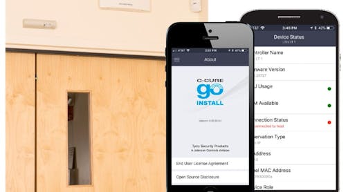 The C&bull;CURE Go Install app provides a more efficient, convenient means of configuring or updating information on the iSTAR Ultra LT controller without having to physically access the unit.