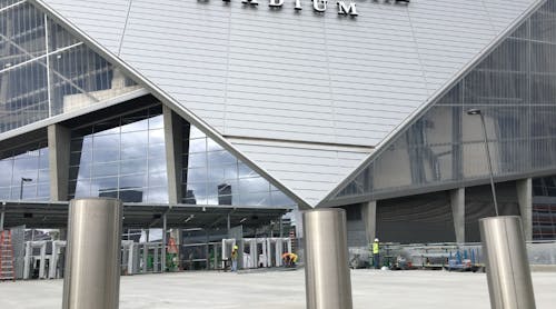 Vehicle access control equipment from Delta Scientific was recently deployed to protect the new Mercedes-Benz Stadium in Atlanta.