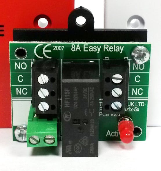 Typical fire alarm relay