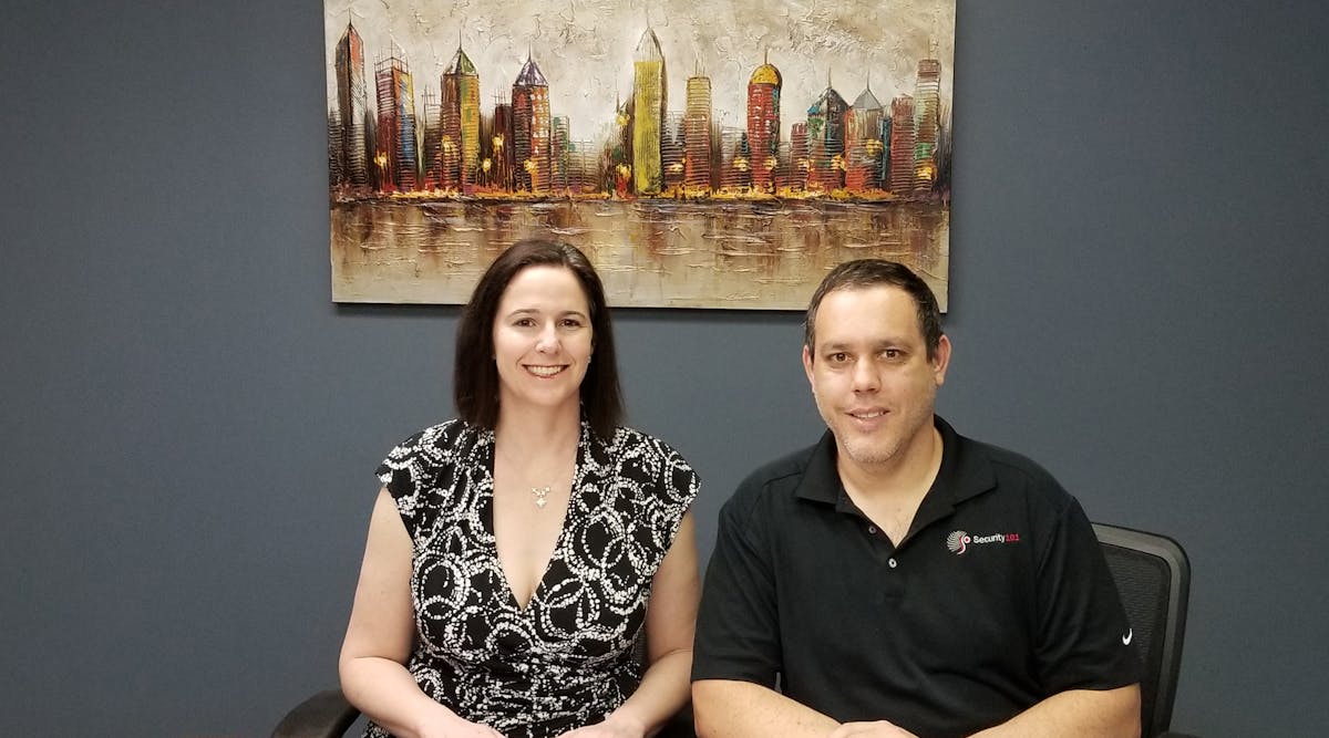 Security 101 - Charlotte CEO and owner Liza Alexander joined with her husband Aaron to launch the business, which is one of the original five Security 101 franchises.