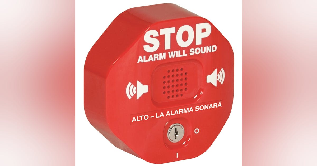 Safety Technology International Exit Door Alarm Sti-6400 STI-6400 Exit Stopper Door Alarm from Safety Technology International
