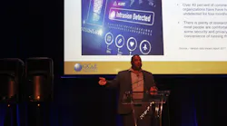 SecureXperts President and CEO Darnell Washington addresses attendees at the Converged Security Summit on March 1, 2018 in Atlanta.