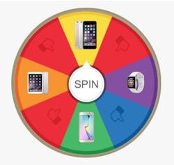 Beware of “Spin the Lucky Wheel” Facebook-Like scams . Beware of “Spin the Lucky Wheel” Facebook-Like scams .