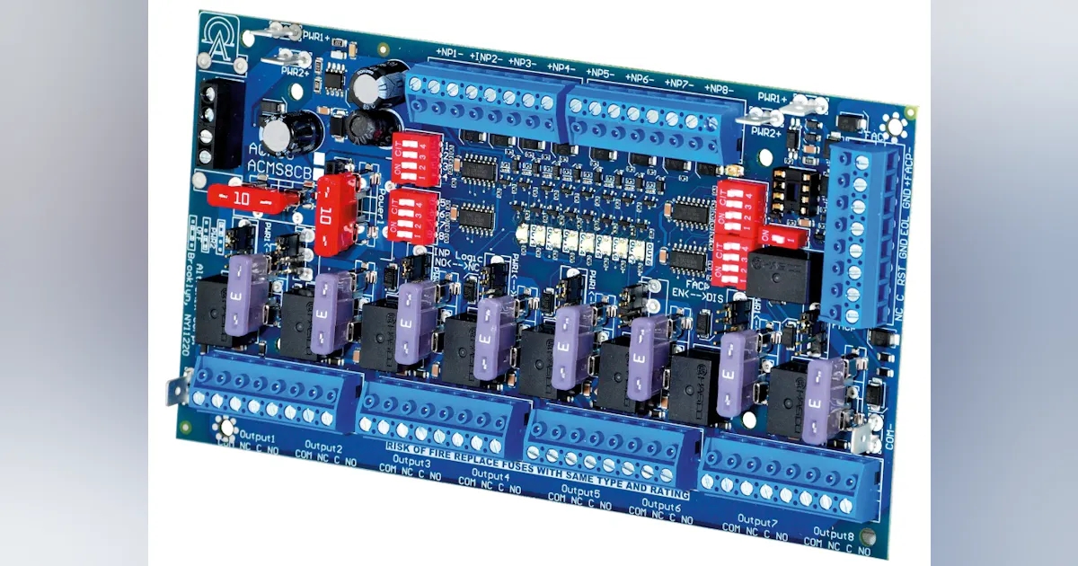 Acms8 Altronix's ACMS8 Dual-Voltage Access Power Controller | Security Info Watch