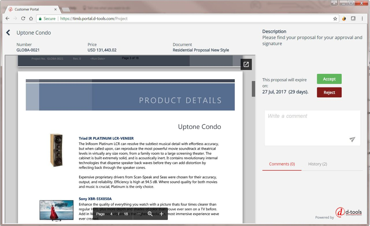 D Tools CustomerPortal preview 5acbbaf7f2a37