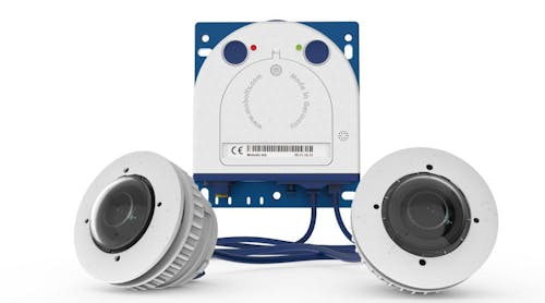 The Mobotix M16 AllroundDual multisensor IP camera, pictured above, is one of the many surveillance solutions being showcased by the company at ISC West 2018 in Las Vegas.