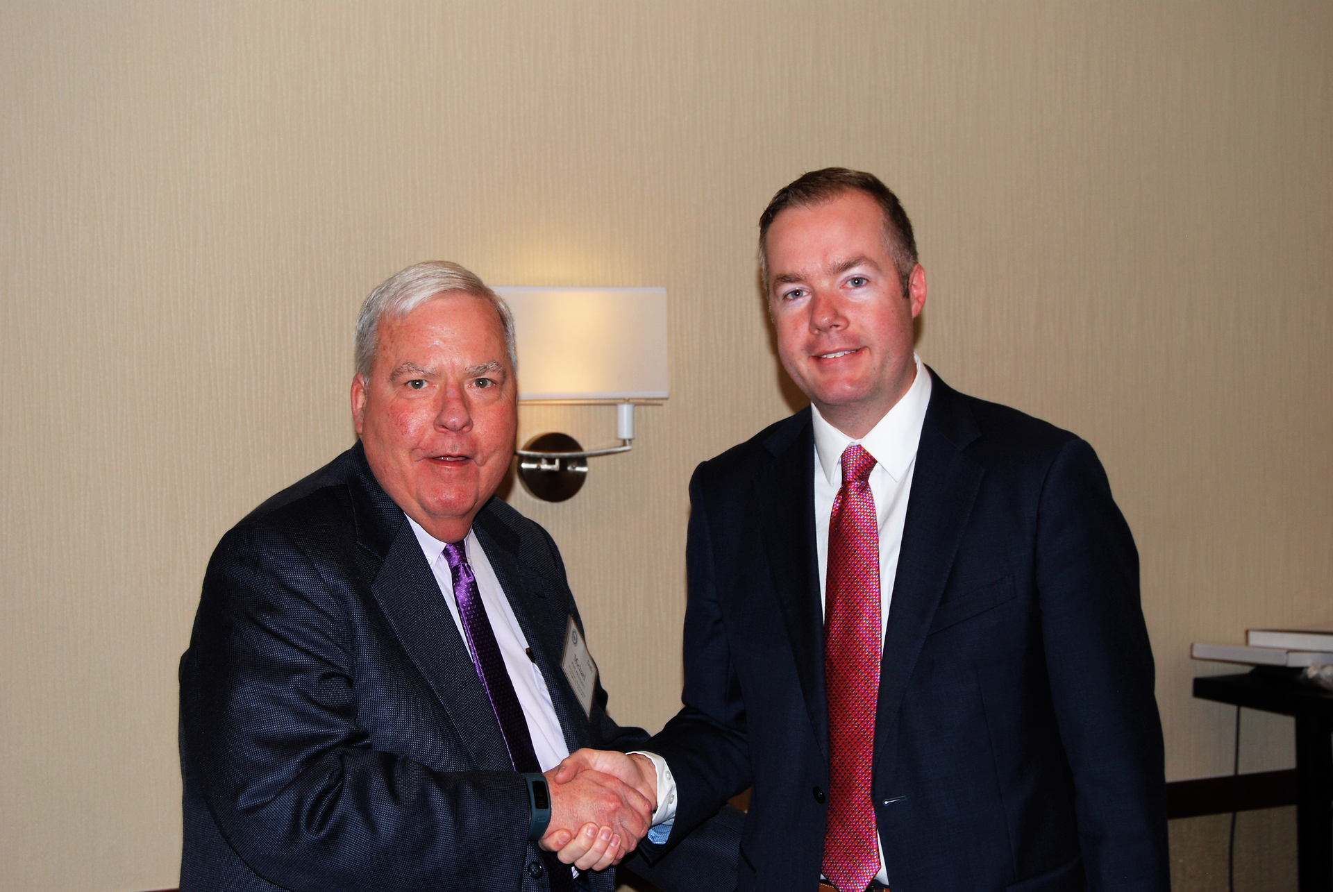 L to R: Michael Duffy, CEO/Chairman of Per Mar and Past President of NCISS, and Brad Duffy.